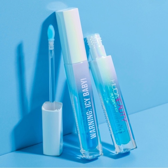 Huda Beauty Icy Silk Balm Cooling Lip Plumper - Picture 3 of 3